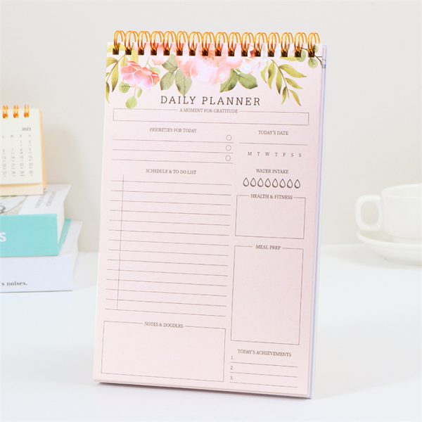 Daily planner A5 full English time management list - Image 4