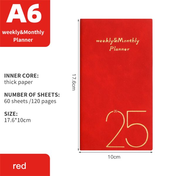 2025 Schedule Planner 365 Days Time Management Book - Image 6