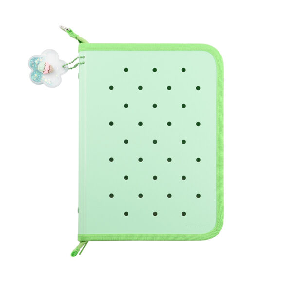 A5 foam board color loose-leaf zipper notebook - Image 4
