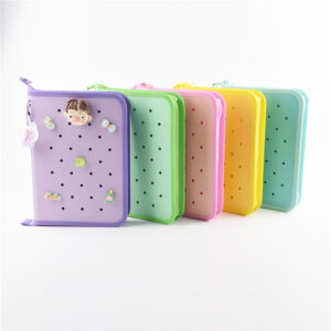 A5 foam board color loose-leaf zipper notebook