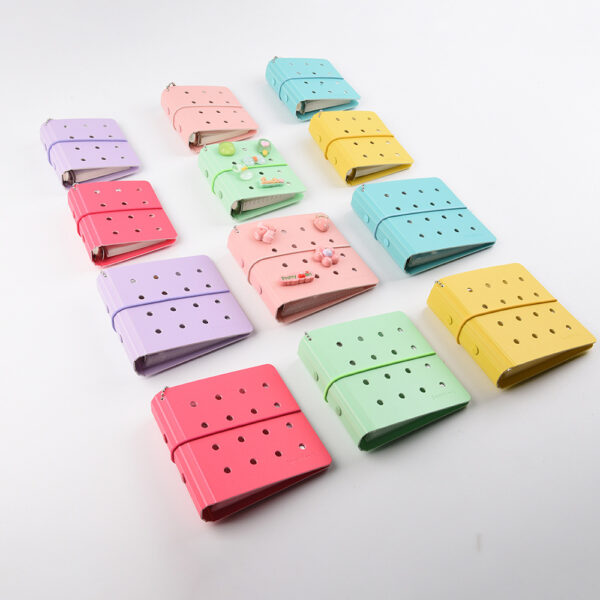 3-hole mini loose-leaf handbook pocket notebook Planner - Image 2