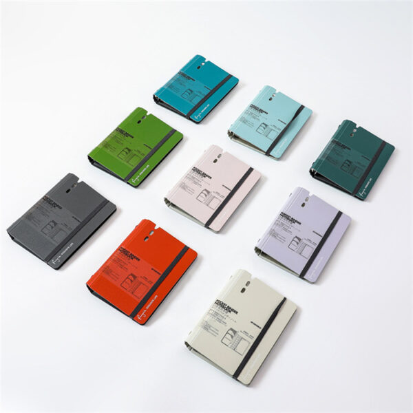 Foam board elastic band closed loose-leaf notebook
