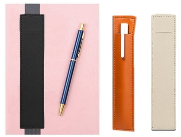 Leather notebook pen holders in different designs - Image 5