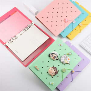 A5 foam board colorful loose-leaf binding notebook