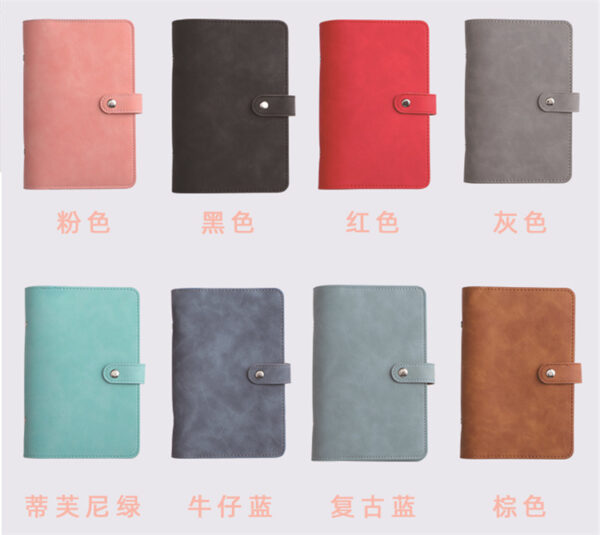 A6 leather handbook loose-leaf notebook portable notepad - Image 3
